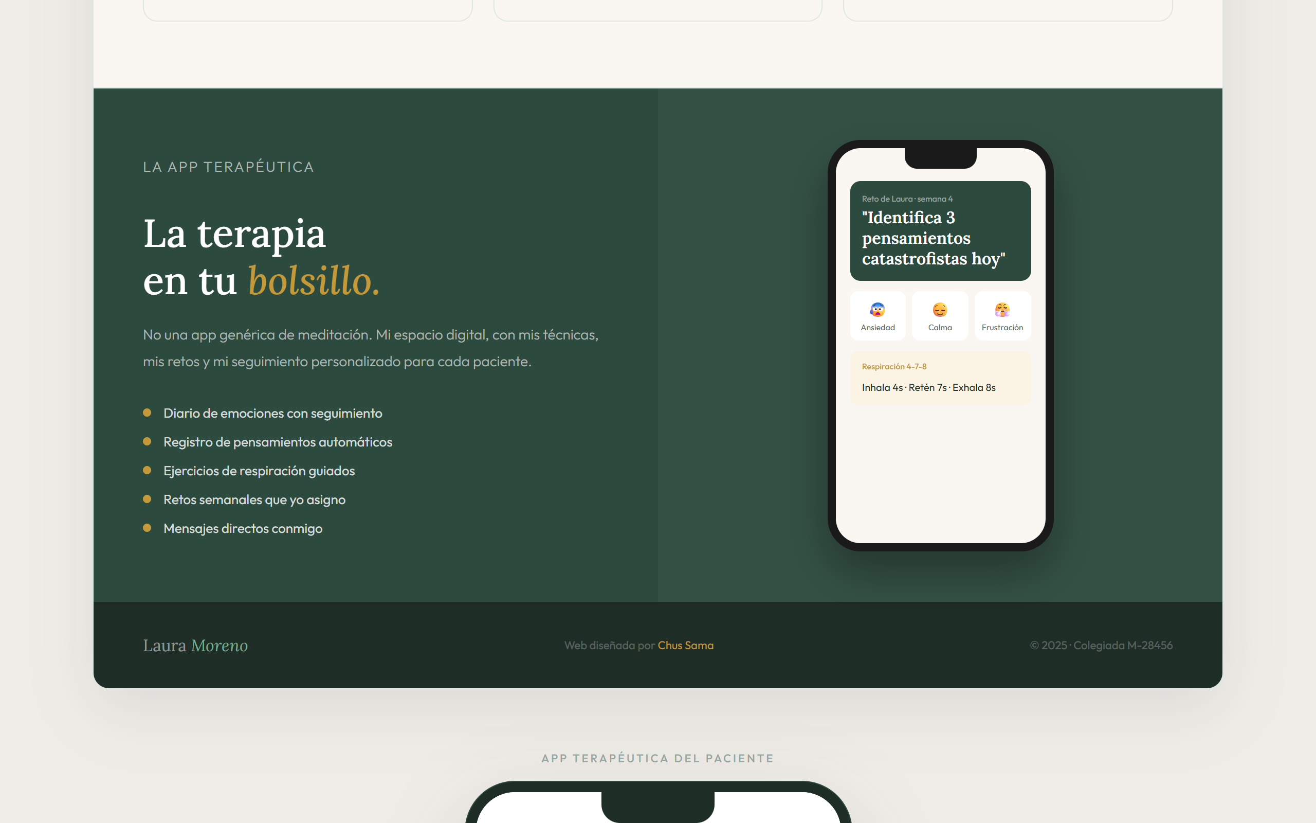 Psicóloga web, la app