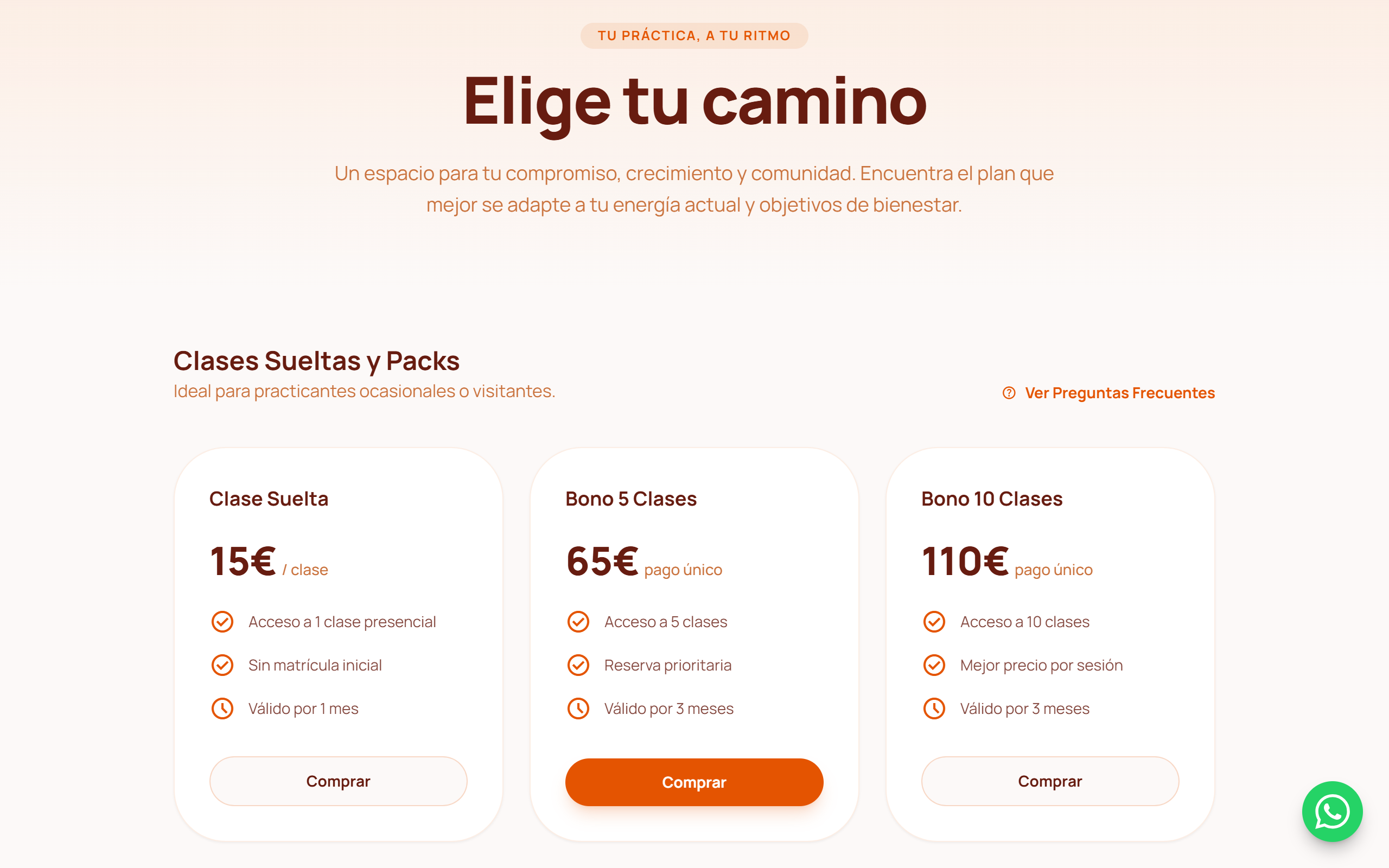 Surya Vida, planes y membresías